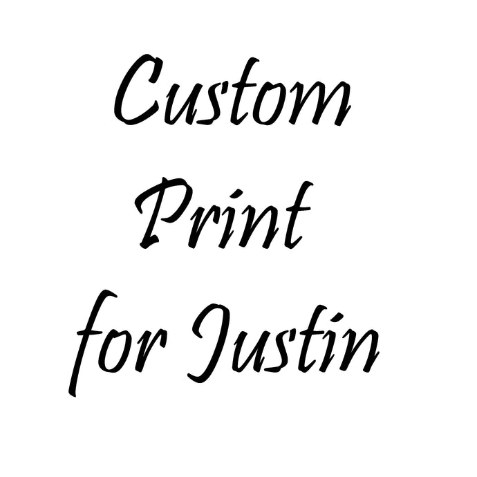 Custom Listing for Justin